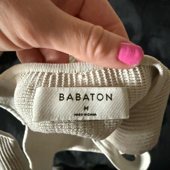 Babaton Cropped Tank Ribbed - Picture 3 of 3